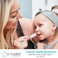 thumbnail image 2 of Baby Toothbrush, Safety First Innovative Design Easy Clean Care, Patented Ridges Design Ultra Soft Bristles For Gentle And Effective Gum Massage, 2 of 5