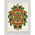thumbnail image 1 of Oriental Tapestry, Digital Drawn Illustration of Floral Mandala Like Medallion Shape Ornament, Wall Hanging for Bedroom Living Room Dorm Decor, 40W X 60L Inches, Multicolor, by Ambesonne, 1 of 2
