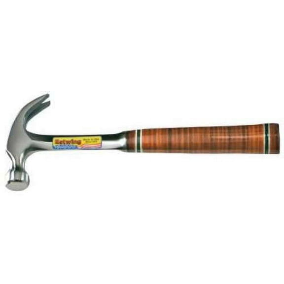 Estwing Claw Hammer, Steel Head, Straight Steel Handle, 11 in, 1.31 lb - 1 EA (268-E12C)