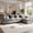 Grey, variant on WACASA 86" Oversized Modular Sectional Sofa with 1 Movable Ottoman, 2-Seat L-Shaped Chenille Deep Seat Cloud Couch for Living Room, Green