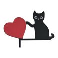 thumbnail image 1 of Riforla Cute Door Topper Over The Door Sign Metal Door Frame Corner Decorations Door Frame Toppers with Black Letters or Patterns Door Frame Top Decoration for Craft Home Decoration Hangs A, 1 of 5