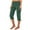 Dark Green #096, variant on Women's Cargo Capris Hiking Lightweight Quick Dry Summer Outdoor Casual Travel Pants with Pockets Black M