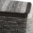thumbnail image 4 of Simpli Home Naya 16"WD Boho Cube Pouf in Patterned Gray Melange Handwoven Cotton, 4 of 6
