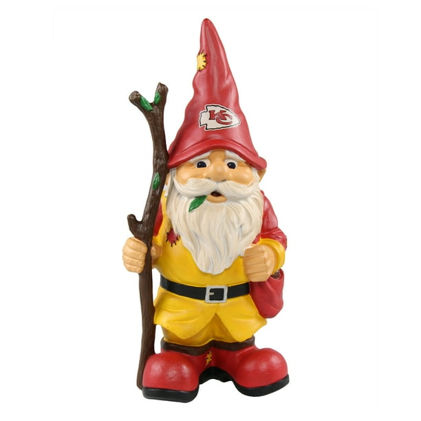 Forever Collectibles - Holding Stick Gnome, Kansas City Chiefs 