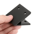 thumbnail image 3 of Uxcell 2 Pcs 45 Degree Aluminum Profile Corner Brackets, 2.36 x 1.77 Inch(Black), 3 of 6