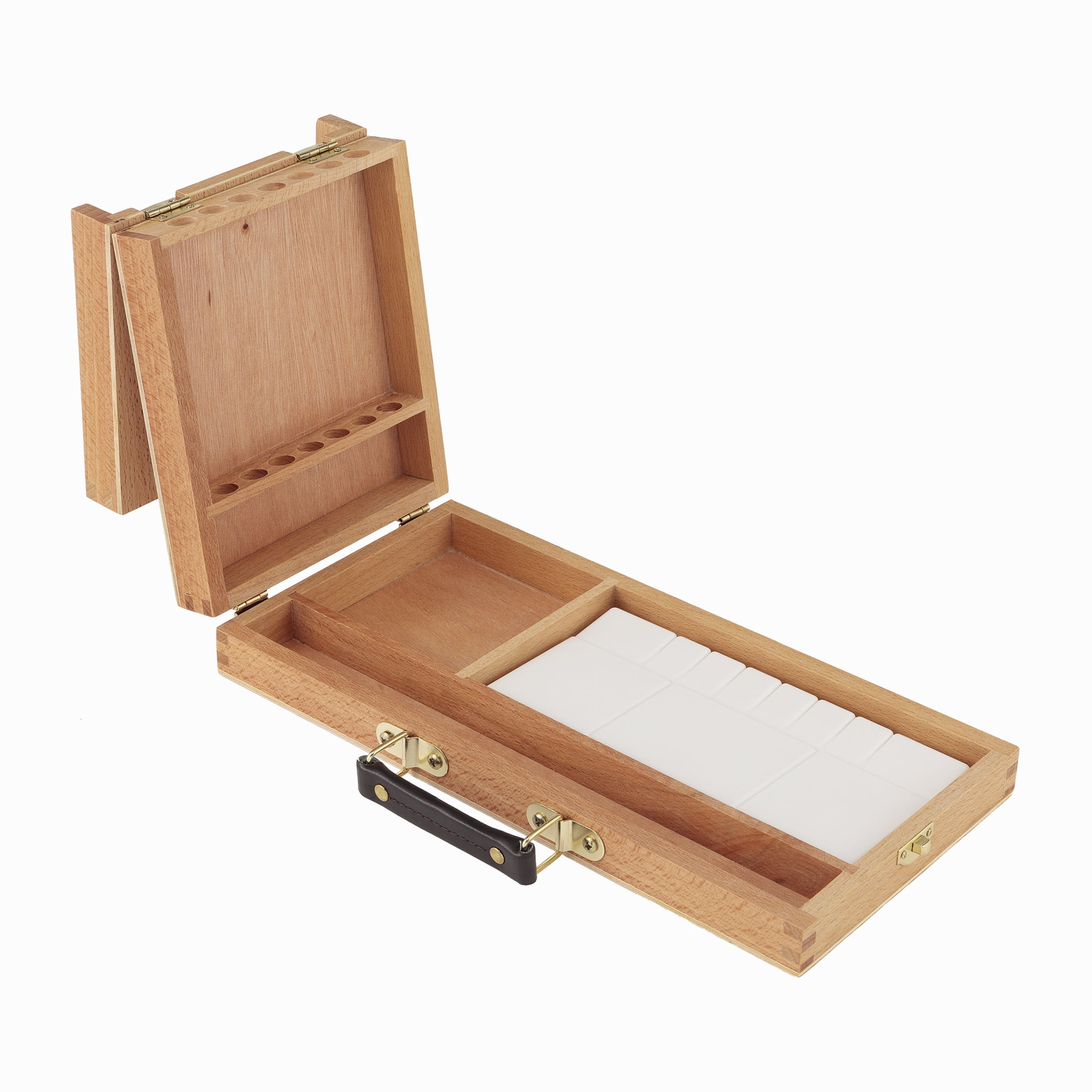 Creative Mark Turner Watercolor Box - Travel Box For Carrying Watercolor Art Supplies & Plastic Watercolor Palette [13" x 6.5" x 2"]