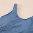 thumbnail image 4 of HCNTES Girls Tankini Swimsuit 2 Piece Bathing Suits for Girls U Neck Swim Tank Top and Drawstring Bottoms(Dark Blue,13-14 Y), 4 of 8