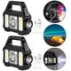 thumbnail image 4 of Linterna Eléctrica LED Mano Solar Al para Acampar (COB Plateado) 2 Uds., 4 of 9