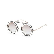 Verso Unisex IS1015-G Omega Rose Gold Frame Sunglasses