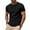 Black, variant on Men's Solid Color Short Sleeved Outdoor Running Sports Breathable Short Sleeve