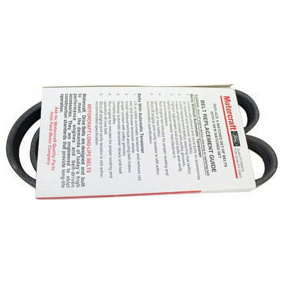 Air Conditioning Multi Rib Belt - Compatible with 2015 - 2018 Ford Edge 2.0L 4-Cylinder 2016 2017