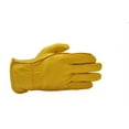 thumbnail image 5 of G & F Products Cowhide Leather Gloves 6203 Reinforced Patch Palm Unisex Yellow 3 Pairs M, 5 of 19