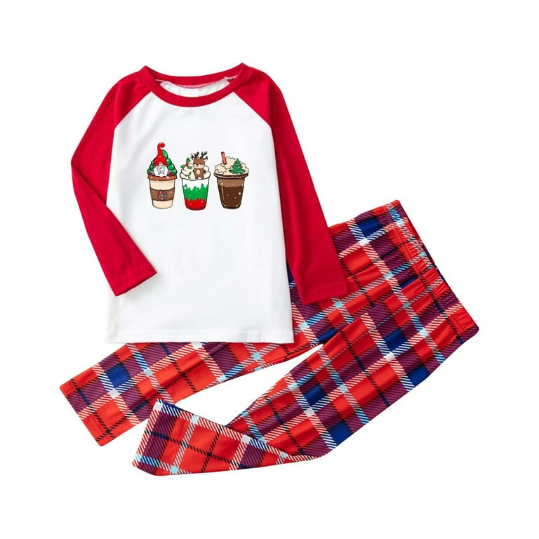 Jacenvly Family Christmas Pajamas Clearance Long Sleeve Snowflake Print  Soft Comfort Loungewear Womens Pajamas Crewneck Casual Cute Home Wear  Festive Sleepwear Sets Jumpsuit 