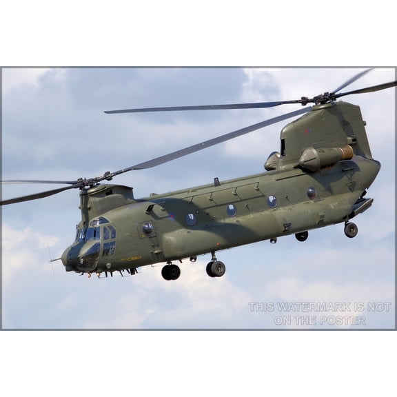 24"x36" Gallery Poster, ch-47 chinook p1