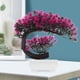 thumbnail image 2 of Plantas verdes simuladas en macetas, flores artificiales en macetas, decoración de bonsái para el hogar, 2 of 8