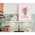 thumbnail image 3 of Hippie Quote Wall Print, Be the Light Print, Wildflower Retro Poster, Large Printable Art, Hippie Decor,Painting Art, Dining Room Wall Decor Ideas, Art Deco Frameless 20x30inch, 3 of 6