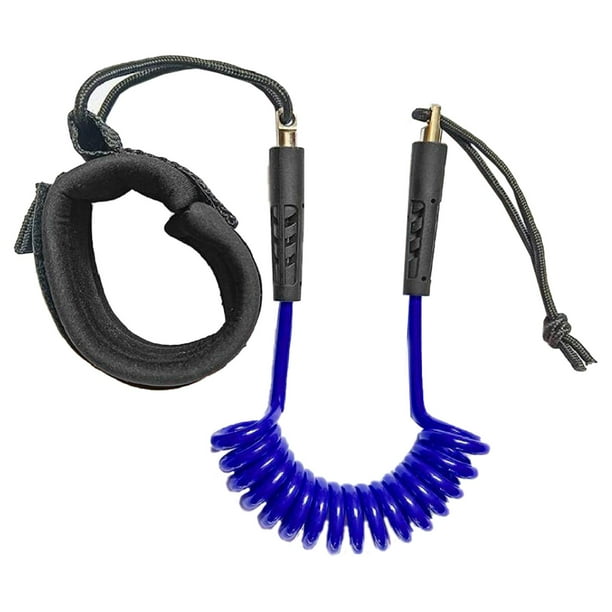 Correa de Seguridad Premium Kusrkot para Tabla de Surf Corta Bote de Goma Azul