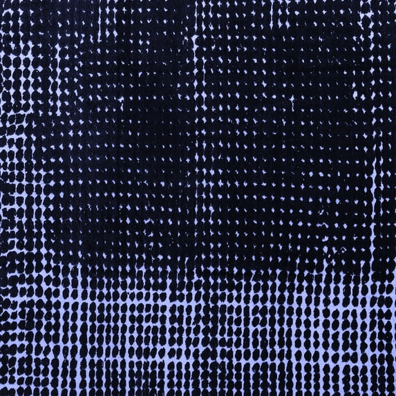 Ahgly Company Machine Washable Indoor Square Abstract Blue Modern Area Rugs, 7' Square