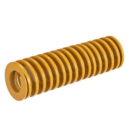 

Die Spring 50mm OD 150mm Long Spiral Stamping Light Load Compression Die Springs Yellow