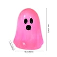 thumbnail image 2 of Ghost Figurine Mini Glow in The Dark Resin Halloween Ornament for Shelf Desk Mantel Party Decor, 2 of 6