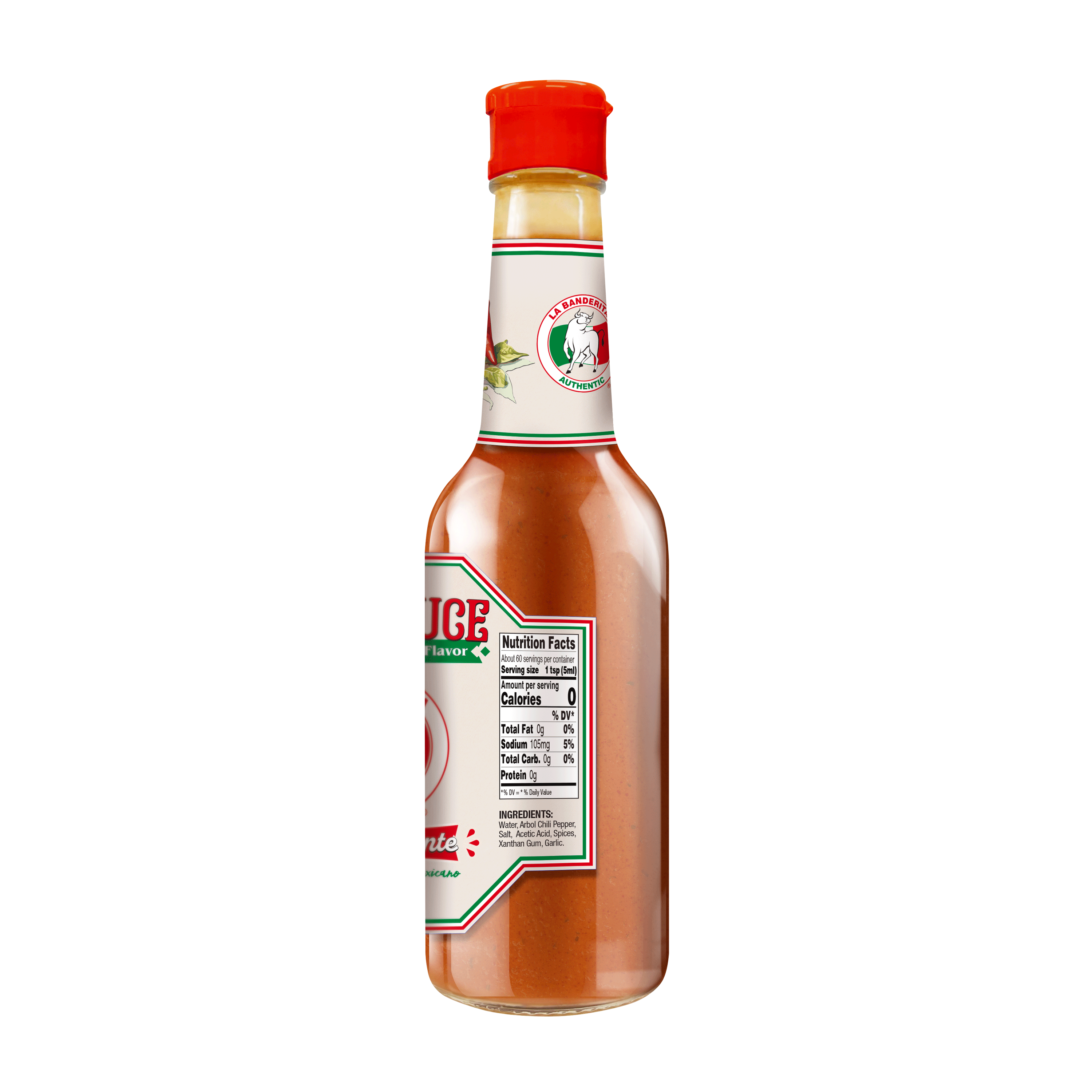 La Banderita® Hot Sauce | 10 FL OZ Hot Sauce| Made in Mexico | A perfect partner for every meal. (12 Bottles)