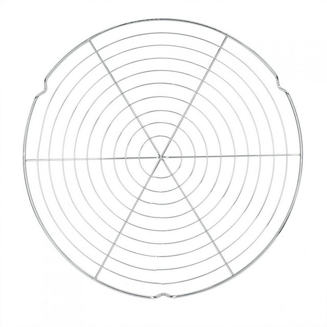 Grille Circulaire, Grille de Barbecue en Fil Métallique pour Cuisson à la Vapeur, Grille de Rôtissage Ronde pour Barbecue, Outil de Camping en Plein Air
