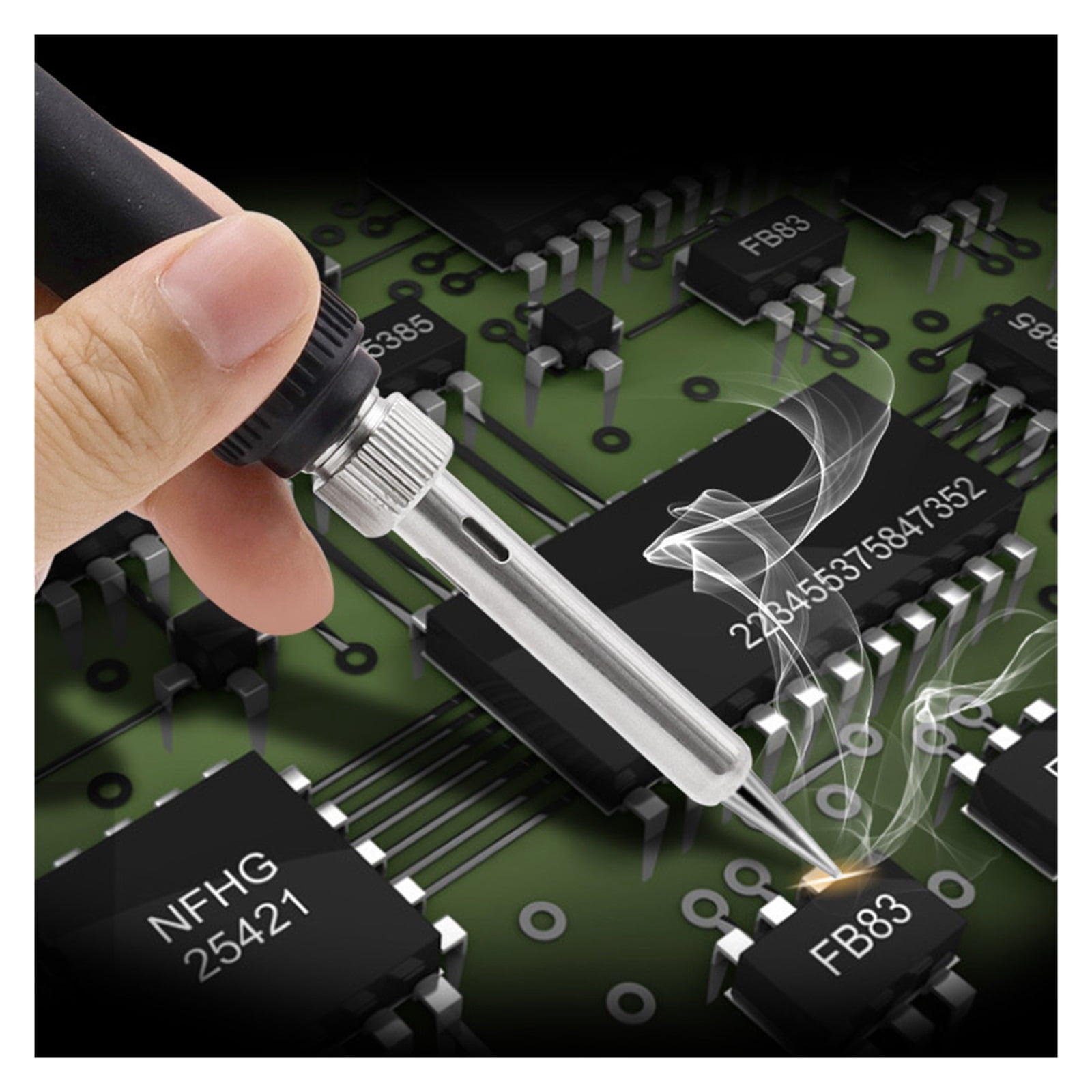 10Pcs Blue,60W Adjustable Temperature Electric Soldering Iron Portable Welding Solder Station Heat Pencil,Welding Tools