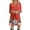 Sky Blue, variant on XDZJLR Christmas Dresses For Women Xmas Swing Mini Dress Xmas Print Casual Dresses Black L