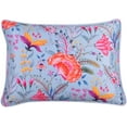 thumbnail image 5 of Throw Pillow Covers Pack of 4 for Living Room Table, Floral Printed Cushion Case, 14x20 inches - Light Blue - Home Decor, 5 of 12