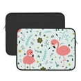 thumbnail image 3 of Bingfone Cute Flamingo Laptop Sleeve Case 15 Inch, 360° Protective Computer Carrying Bag, 3 of 9