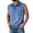 Blue, variant on Men's Golf Vest Dry Fit Lightweight Moisture Baselayer Sleeveless Muscle Shirts Breathable 1/4 Zip Tank Tops,Dark Gray(XXL)
