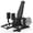 Black, variant on HeeH Hip Abductor Machine: Plate-Loaded Inner & Outer Thigh Trainer for Home Gym Strength Training, Hip Abduction Machine Black