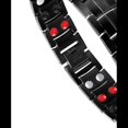 thumbnail image 3 of Pulseras magnéticas para hombres artritis y articulaciones, pulsera magnética de acero de titanio con imanes efectivos de doble fila, 3 of 5