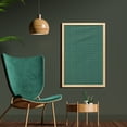 thumbnail image 2 of Boho Wall Art with Frame, Inspired Design of Geometric Motifs, Printed Fabric Poster for Bathroom Living Room, 23" x 35", Dark Seafoam Yellow, by Ambesonne, 2 of 2