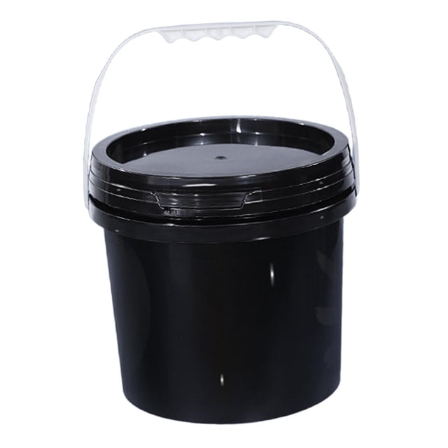 Elodie Bucket Multipurpose Sturdy with Handle and Lid for Kitchen Construction Home 4L