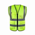 thumbnail image 2 of Safety High Visibility Vest Adjustable Security Vests Traffic Night Outdoor For Running Cycling Sports, 2 of 7