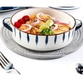 thumbnail image 3 of European-style Ceramic Cheese Gratin Dish for Home Use, Creative Wide Noodle Baking Tray for Oven, 3 of 5