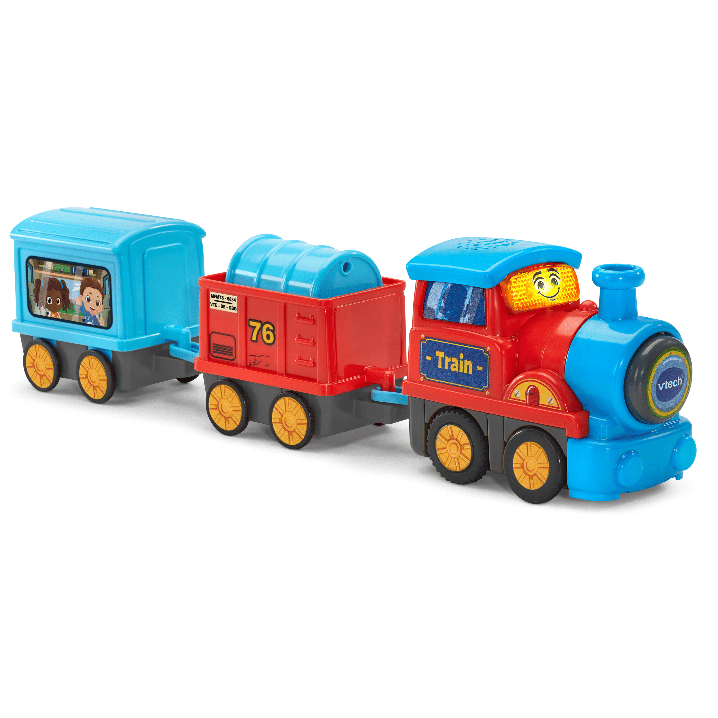 VTech® My First Motorized Train Set with SmartPoint Train - English Version, 1.5+ Yrs