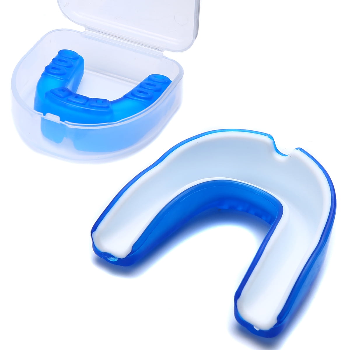 Mouthguard Gum Shield Boxing MMA Mouthpiece Gel Teeth Grinding Martial Arts 
