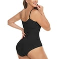 thumbnail image 2 of Women's Bodysuits Sexy Sleeveless Tummy Control Tops Adjustable Spaghetti Strip Shapewear Bodysuits, 2 of 5