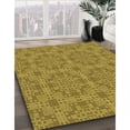 thumbnail image 3 of Ahgly Company Tapis d'Intérieur Lavables en Machine, Ronds, Jaunes Transitionnels, 5' Ronds, 3 of 7