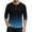 Dark Blue, variant on UVEASISHA 3/4 Sleeve Henley Shirts for Men Fashion Gradient Print Graphic Tees Lightweight Casual Button Up T-Shirt Soft Stretch Workout Tops Hot Pink M