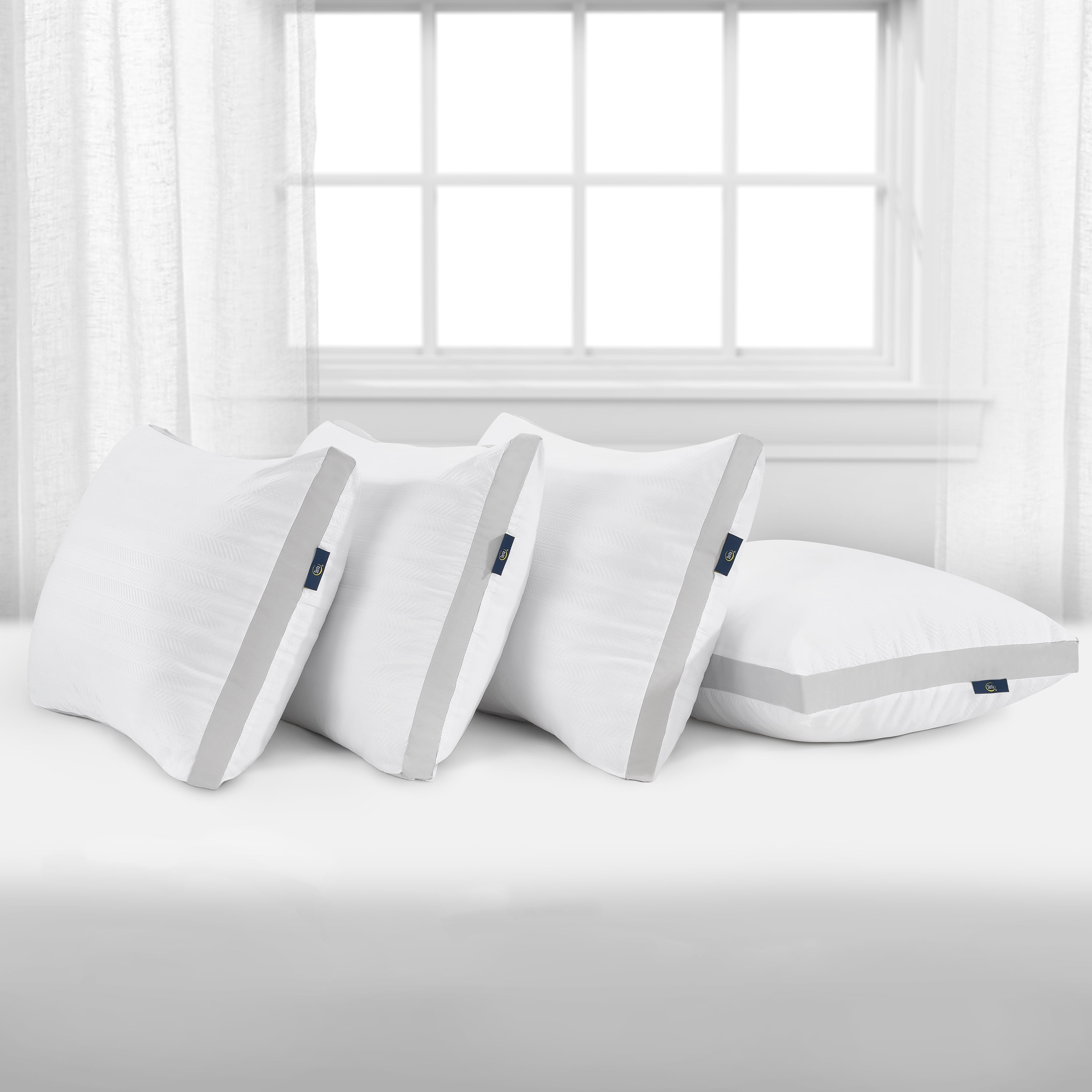 Sertapedic Dreamloft Bed Pillow, Standard Size (20"x26") 4 Pack