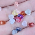 thumbnail image 2 of K-KED 100PCS 8mm Multi-Color Glass Crystal Heart Loose Beads, 2 of 3