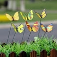 thumbnail image 5 of 50 Pieces Butterfly Stakes Garden Decorations, Waterproof Pvc Outdoor Indoor Decoration For Yards Flower Pots, Realistic Swaying Design With Spring-Loaded Wings For Patio Lawn, 5 of 6