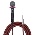 thumbnail image 1 of Dynamic Handheld Cardioid Condenser Microphone Wired Mic 4.5m/15ft Cable 6.35mm Plug for Music Singing Karaoke Stage Live Performance, 1 of 7