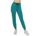 thumbnail image 2 of ALWAYS Women's Super Soft Casual Cargo Jogger Pants Teal S, 2 of 6
