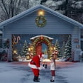 thumbnail image 2 of Christmas Garage Door Cover Banner, Large Outdoor Hanging Backdrop Christmas Tree Theme Holiday Wall Decor for Garage, 2 of 7