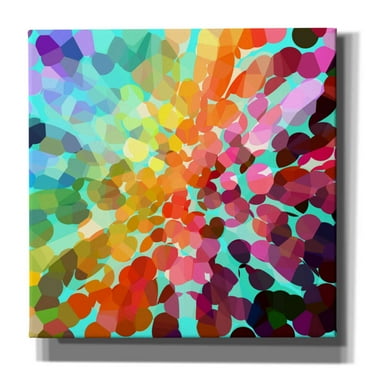 Epic Graffiti 'Connect' by Shandra Smith, Canvas Wall Art, 18"x18"