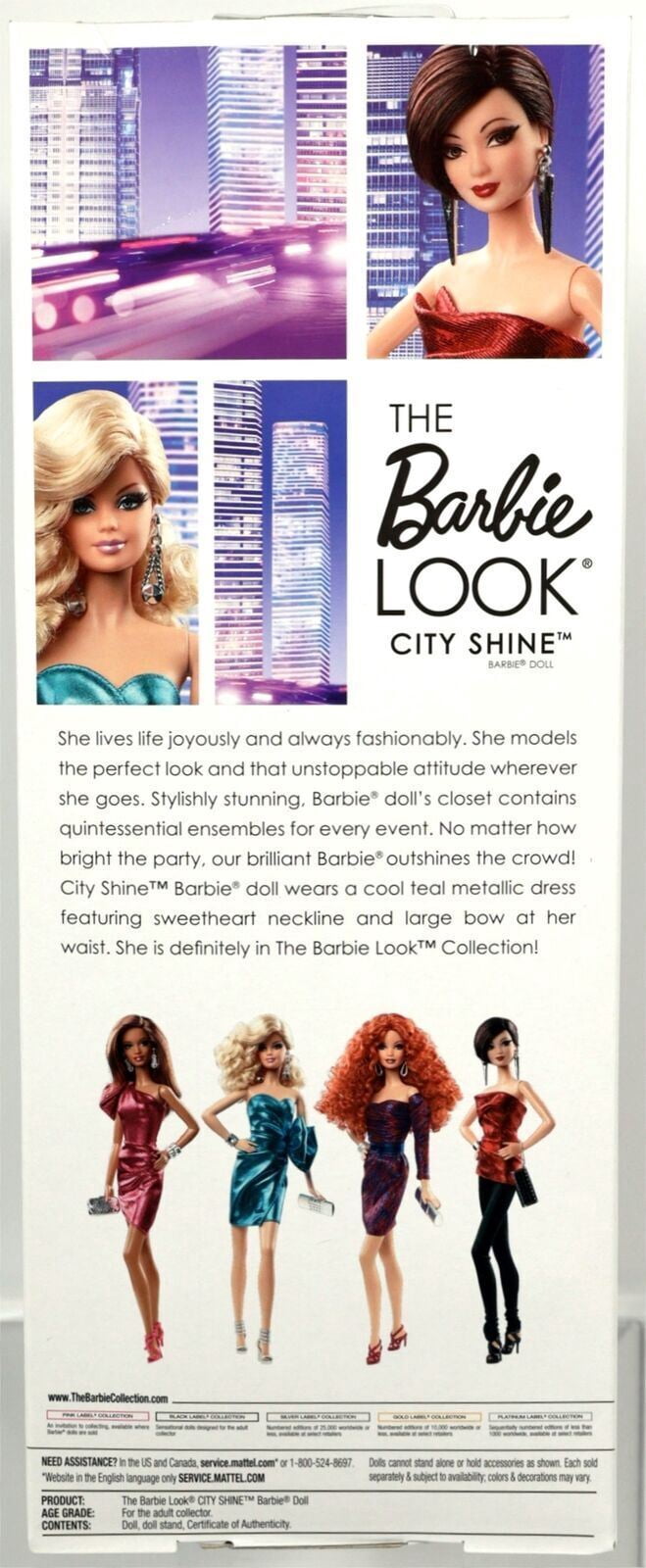 Barbie: The Look City Shine Blonde Doll